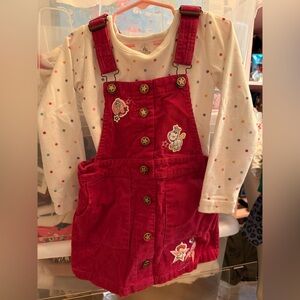 Disney Store Toy Story Jessie 2pc dress outfit Girl Sz 4